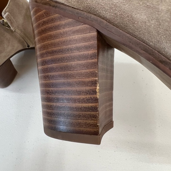 Sarto Franco Sarto Frannie Tan Suede Boots Size 8 - Picture 9 of 12
